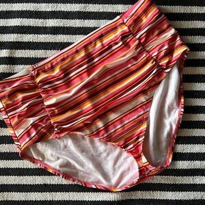 Island Ray Size 3X Pink & Orange Swim suit bottom